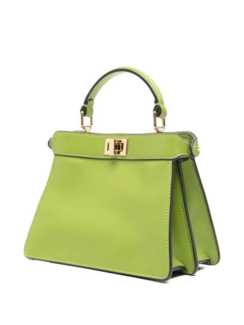 FENDI small Peekaboo ISeeU lock tote bag - Green