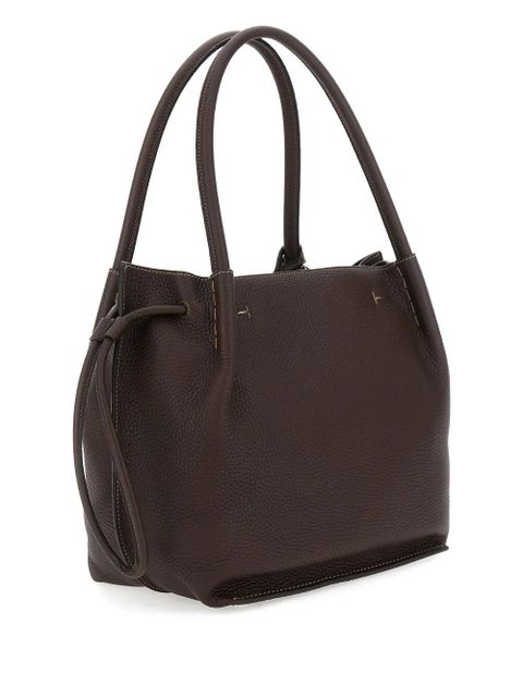 Tod's drawstring leather bucket bag - Brown