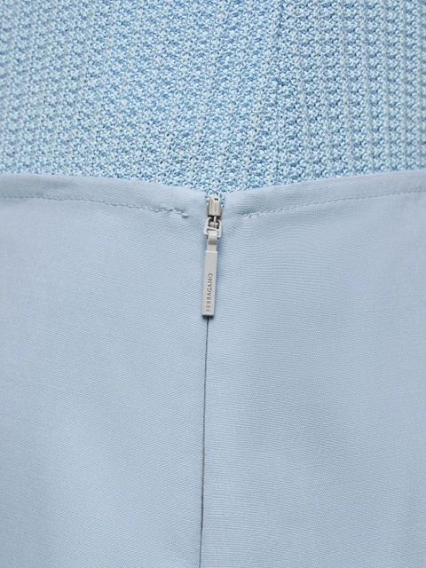 Ferragamo layered midi skirt - Blue