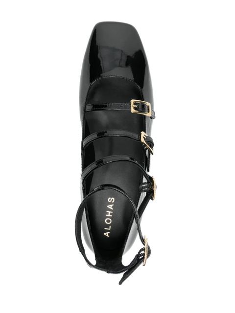 ALOHAS Luke multi-strap ballerina shoes - Black