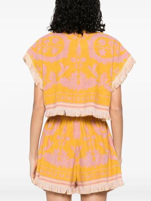 ZIMMERMANN Zim Wylie T-shirt - Yellow