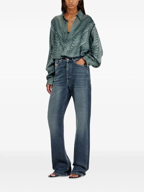 Diesel straight-leg jeans - Blue - zdjęcie produktu nr 2