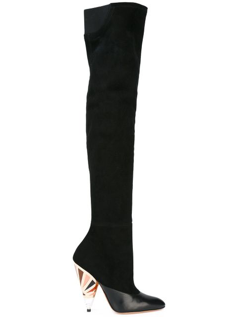 Givenchy printed heel over-the-knee boots - Black - zdjęcie produktu nr 1