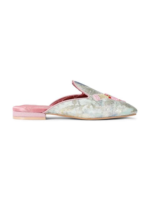 Kurt Geiger London kapcie Embroidered Slipper kolor multicolor 5387799069 - zdjęcie produktu nr 1