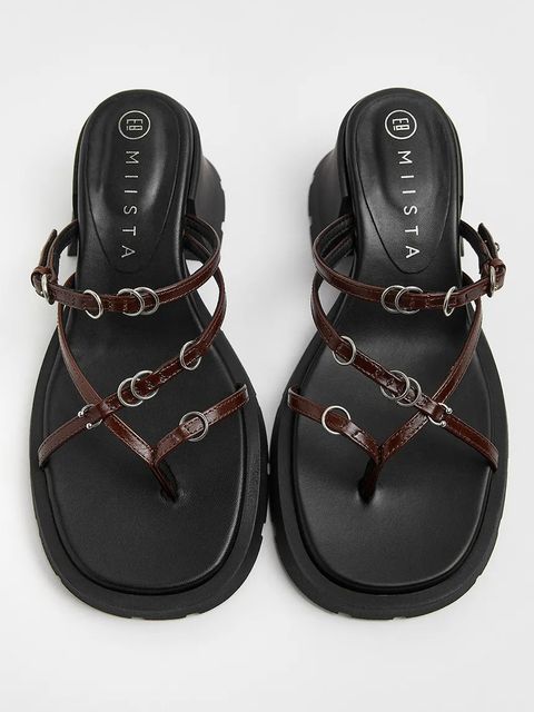 Miista klapki skórzane Jaslene - zdjęcie produktu nr 2