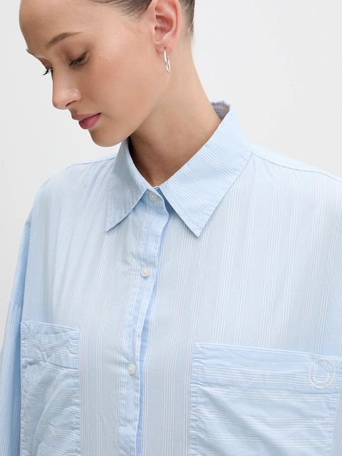 Hugo Blue koszula bawełniana Edafnena_B