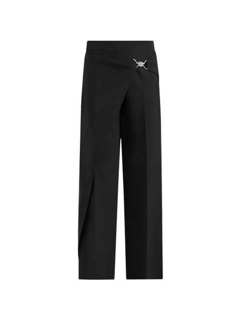 Manière De Voir Beryl wrap trousers - Black - zdjęcie produktu nr 1