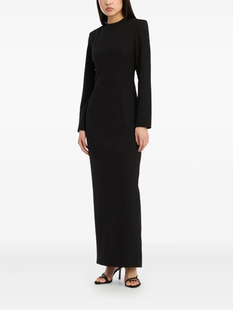 ROTATE BIRGER CHRISTENSEN open-back maxi dress - Black - zdjęcie produktu nr 2