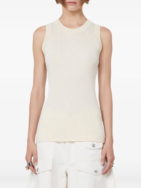 Sportmax ribbed tank top - Neutrals - zdjęcie produktu nr 2