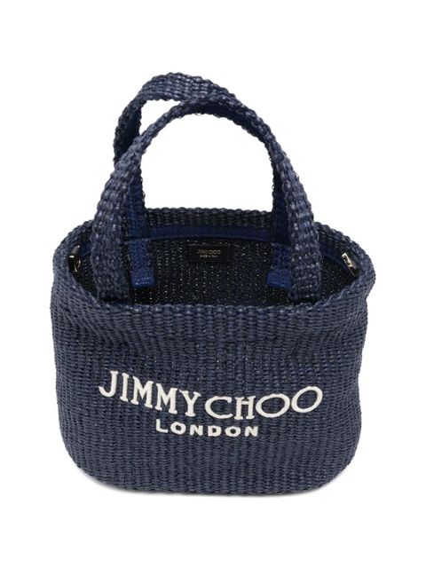 Jimmy Choo logo tote bag - Blue