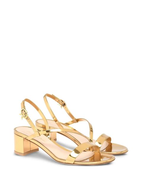 Gianvito Rossi Betsey strapy sandals - Gold - zdjęcie produktu nr 2