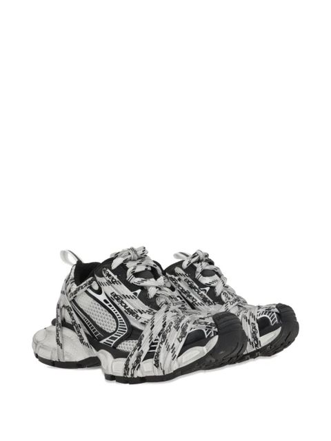 Balenciaga lace-up logo sneakers - White - zdjęcie produktu nr 2