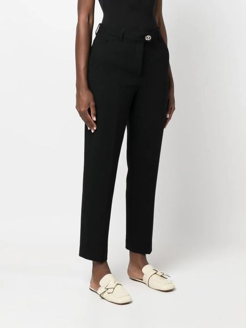 Ferragamo cropped tapered trousers - Black - zdjęcie produktu nr 2