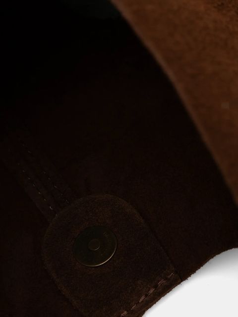 Answear.LAB torebka zamszowa kolor brązowy