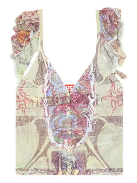 Diesel M-Fiore top - Brown - zdjęcie produktu nr 1