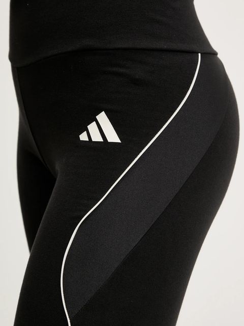 adidas legginsy Stadium damskie kolor czarny z aplikacją JL7000 - zdjęcie produktu nr 2