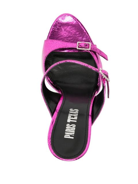 Paris Texas Layla 105mm metallic pumps - Purple