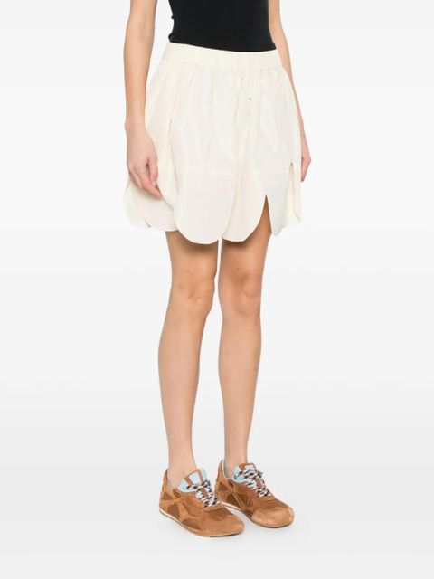 Simone Rocha petal-hem mini skirt - Neutrals