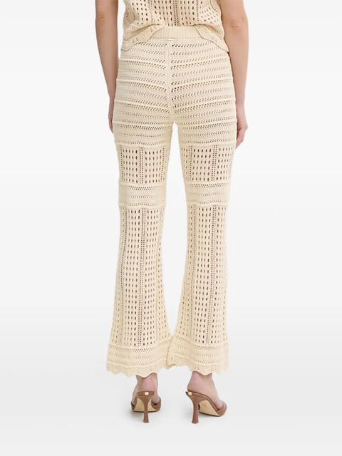 TWINSET crochet-construction trousers - Neutrals