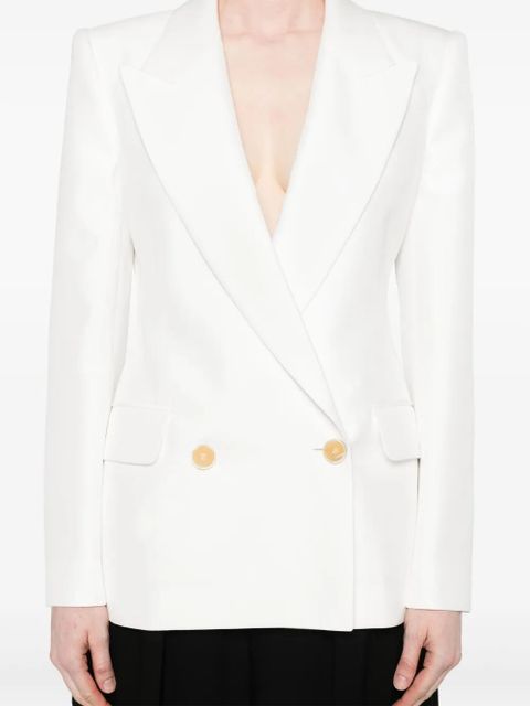 Alexander McQueen double-breasted blazer - White