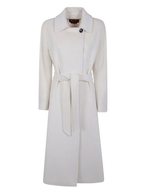 Max Mara belted wool coat - White - zdjęcie produktu nr 1
