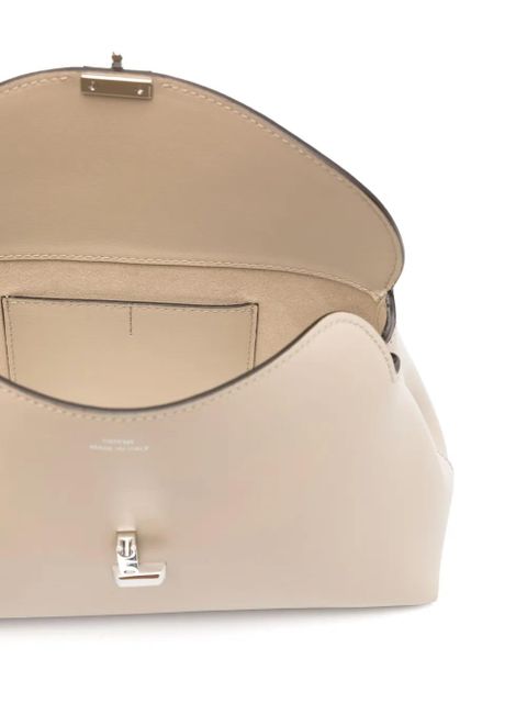 TOTEME T-Lock clutch bag - Neutrals