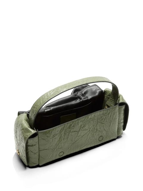 Acne Studios drawstring gathered shoulder bag - Green