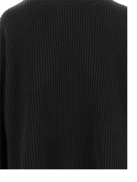 Jil Sander ribbed crewneck sweater - Black