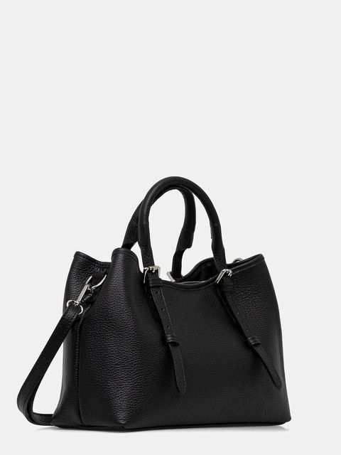 Answear.LAB torebka skórzana kolor czarny - zdjęcie produktu nr 2