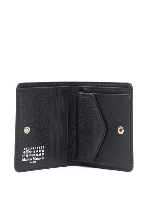 Maison Margiela four-stitch leather bi-fold wallet - Black
