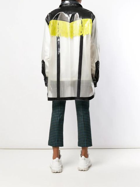 Maison Margiela sheer western shirt - Grey