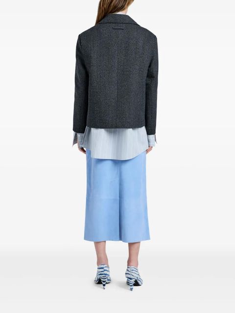 Proenza Schouler Nola double-breasted blazer - Grey - zdjęcie produktu nr 2