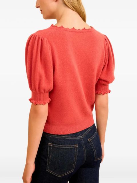 Ulla Johnson Polline V-neck top - Red