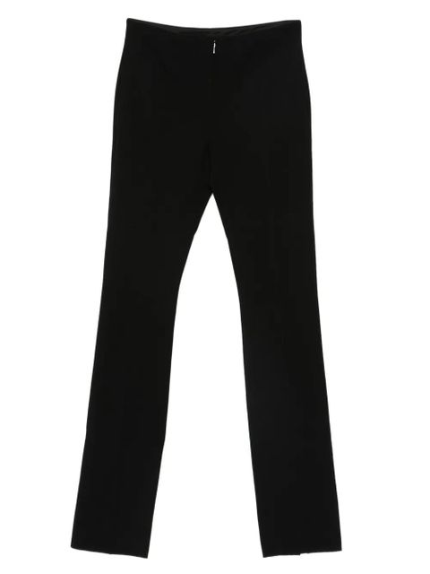 Sportmax straight-leg knitted trousers - Black