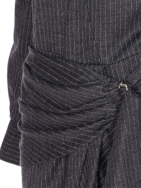 ISABEL MARANT Reilly pinstripe belted dress - Grey - zdjęcie produktu nr 2