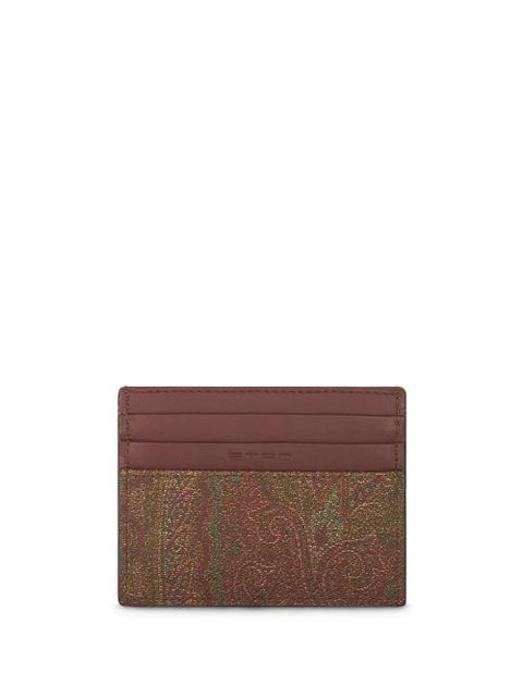 ETRO paisley-print embroidered cardholder - zdjęcie produktu nr 2