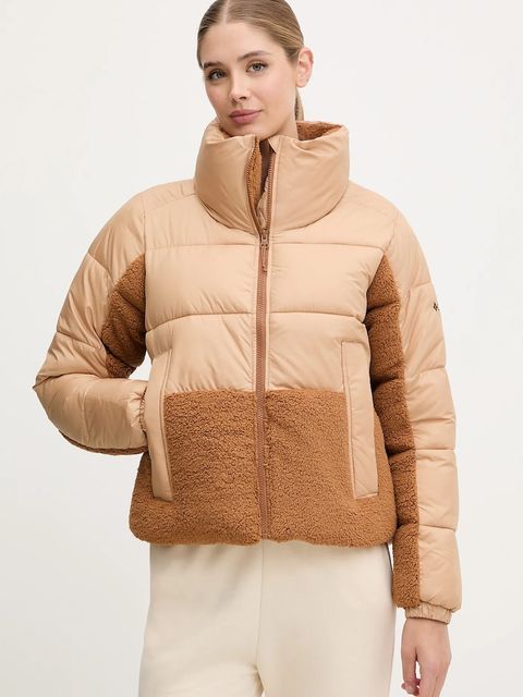 Columbia kurtka Leadbetter Point kolor brązowy zimowa 2085602 - zdjęcie produktu nr 1