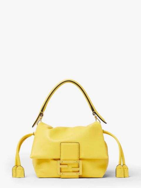 FENDI logo plaque tote bag - Yellow - zdjęcie produktu nr 1