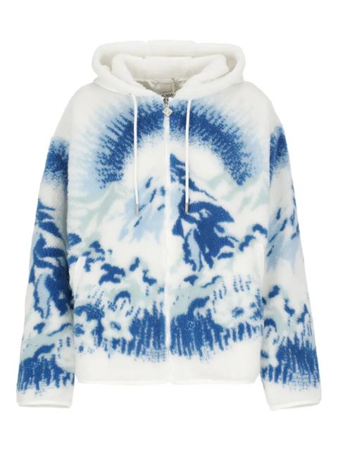 Casablanca graphic-print hoodie - White - zdjęcie produktu nr 1