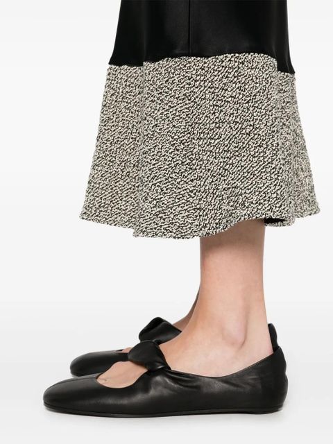 Nanushka satin midi dress - Black