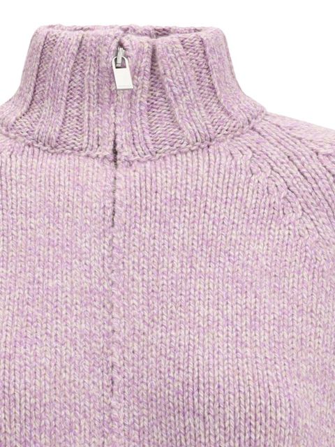 Magda Butrym high-neck zip-front cardigan - Pink