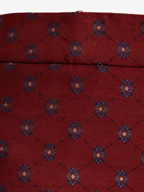 ETRO jacquard-pattern flared trousers