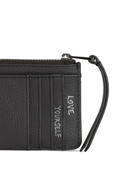 Zadig&Voltaire wings-detail top-zip wallet - Black - zdjęcie produktu nr 2