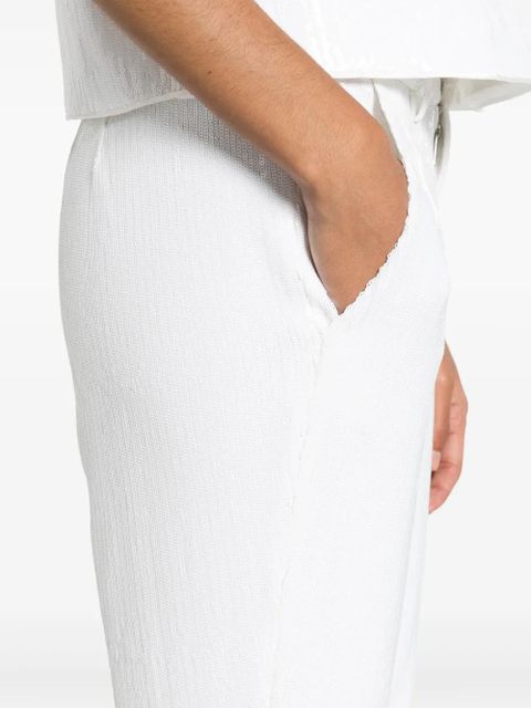 Zadig&Voltaire Prune sequin-design slim trousers - White