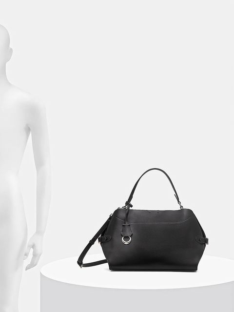 Answear.LAB torebka skórzana kolor czarny