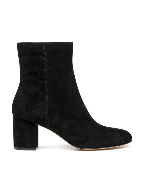 Geox botki zamszowe D VIRNILISA 65 damskie kolor czarny na słupku D56YYE 000ZT C9999 - zdjęcie produktu nr 1