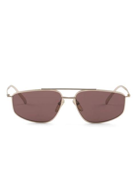 Prada Eyewear geometric-frame sunglasses - Gold - zdjęcie produktu nr 1