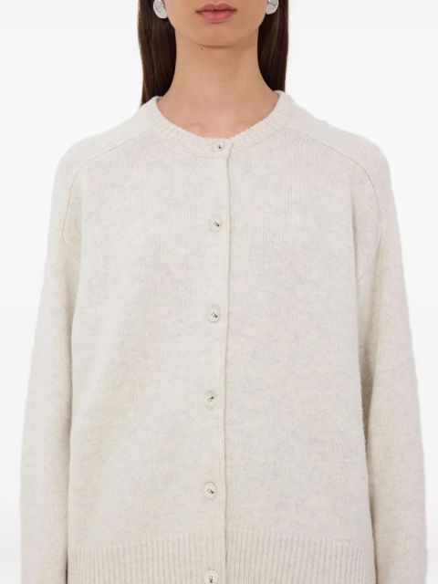 LouLou de Saison Aidar Lds ribbed cardigan - Grey - zdjęcie produktu nr 2