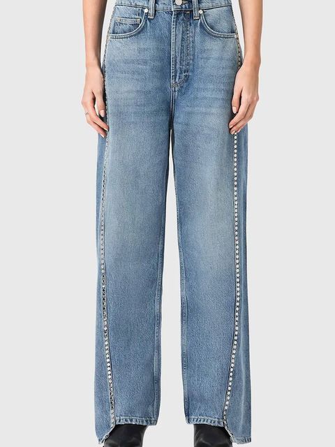 AllSaints jeansy barrel damskie FRANKIE - zdjęcie produktu nr 2