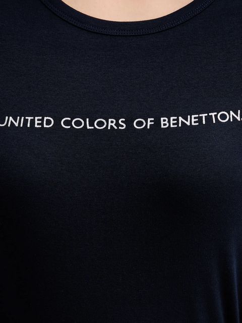 United Colors of Benetton longsleeve bawełniany